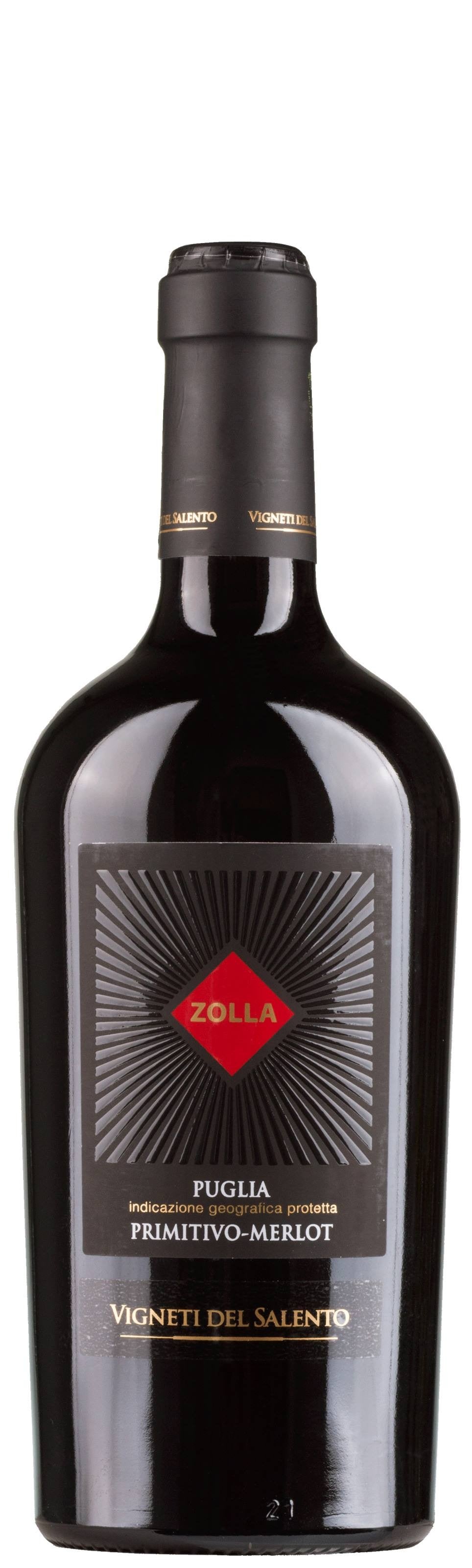 Vigneti Del Salento Zolla Primitivo/Merlot IGP 2019 (6 Bottles)