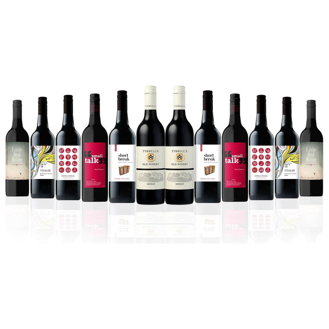 Mixed Aussie Red Dozen feat. Tyrrell's Old Winery Shiraz (12 Bottles)