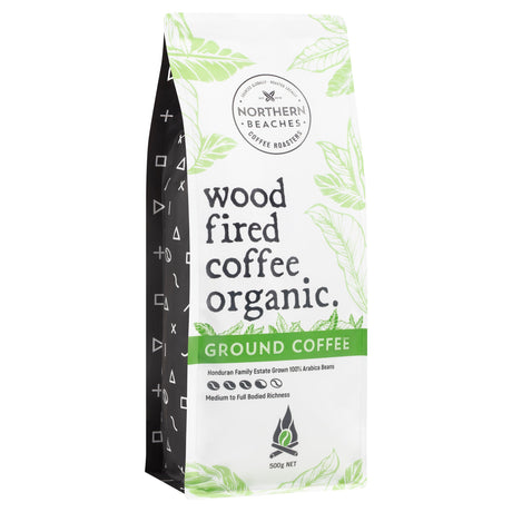 Wood Fired Coffee Organic 500g Ground