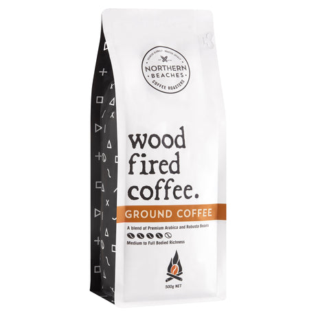 Wood Fired Coffee Ground - 500g Bag