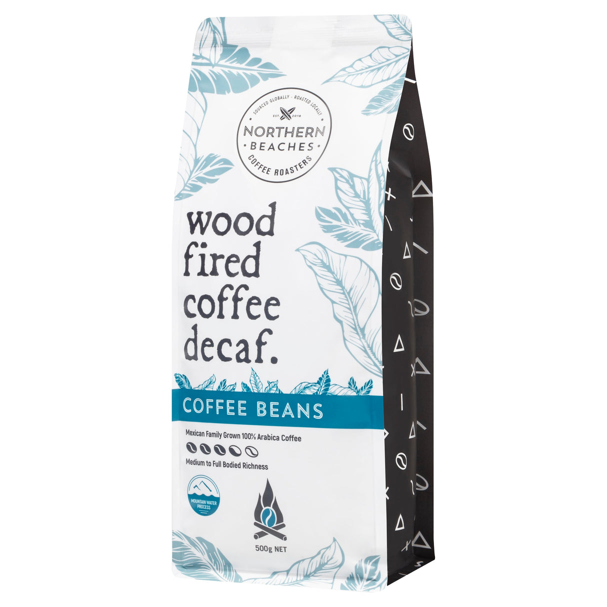 Wood Fired Coffee Decaf 500g Beans