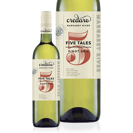 2021 Credaro Five Tales Pinot Gris (12 bottles)