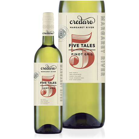 2021 Credaro Five Tales Pinot Gris (12 bottles)