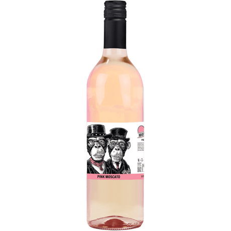 2 Monkeys Pink Moscato 2022 (12 Bottles)