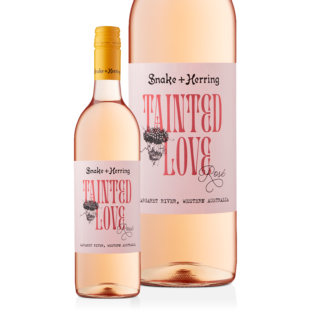 2021 Snake & Herring Tainted Love Rose (12 bottles)
