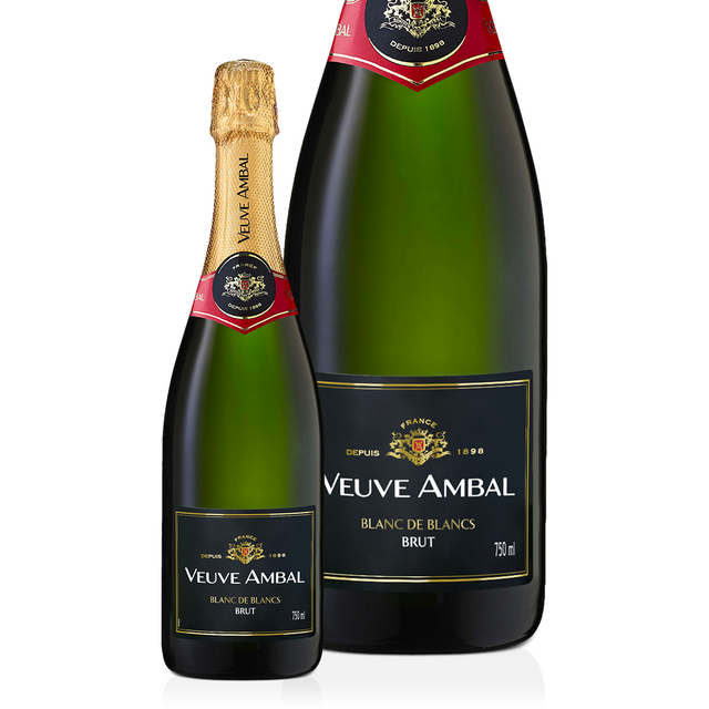 Veuve Ambal Vin Mousseux Blanc de Blancs NV (6 bottles)